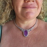 Stitchtite Woven Choker Necklace