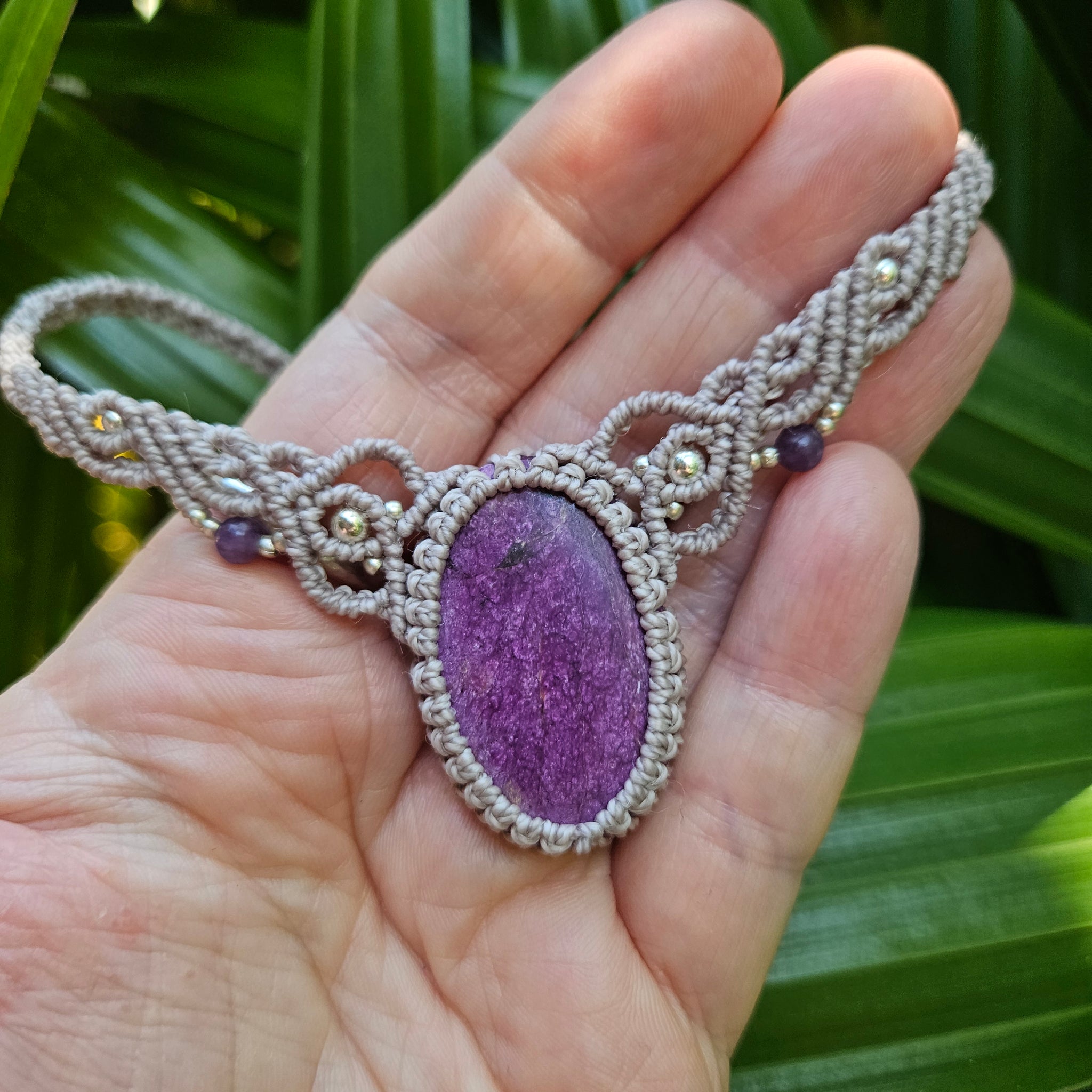 Stitchtite Woven Choker Necklace