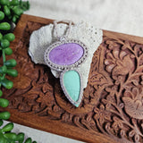 Harmony Collection Wrap Necklace - Stichtite & Variscite