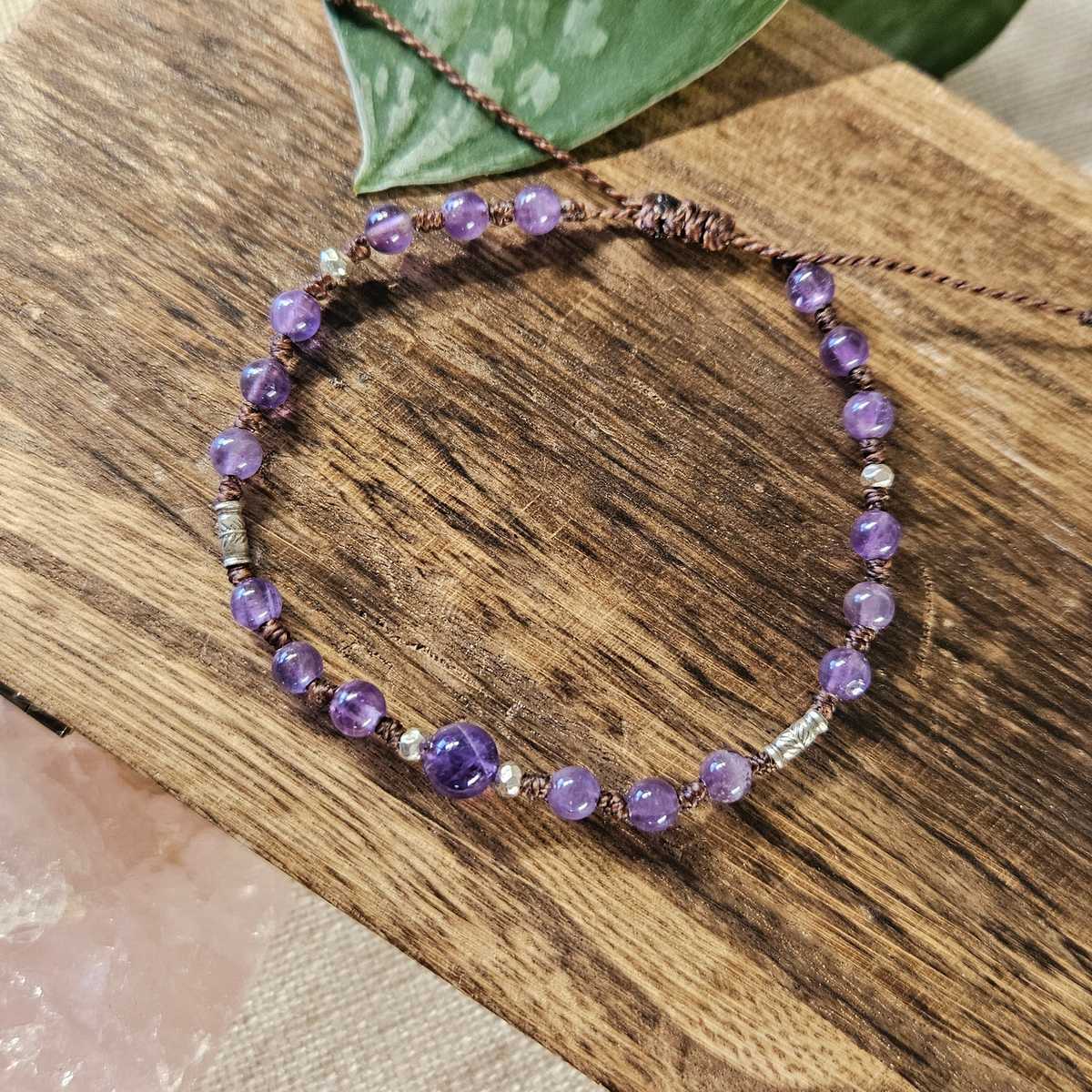 Dahlia Bracelet - Amethyst