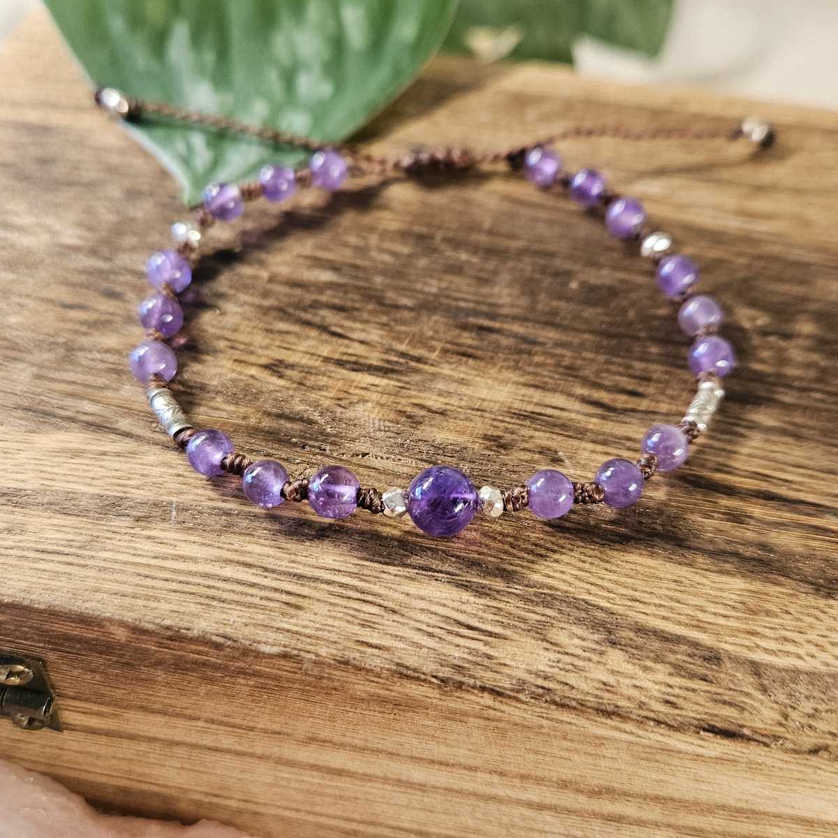 Dahlia Bracelet - Amethyst