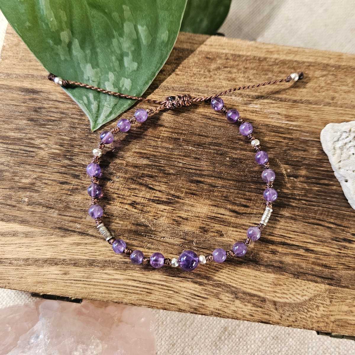 Dahlia Bracelet - Amethyst