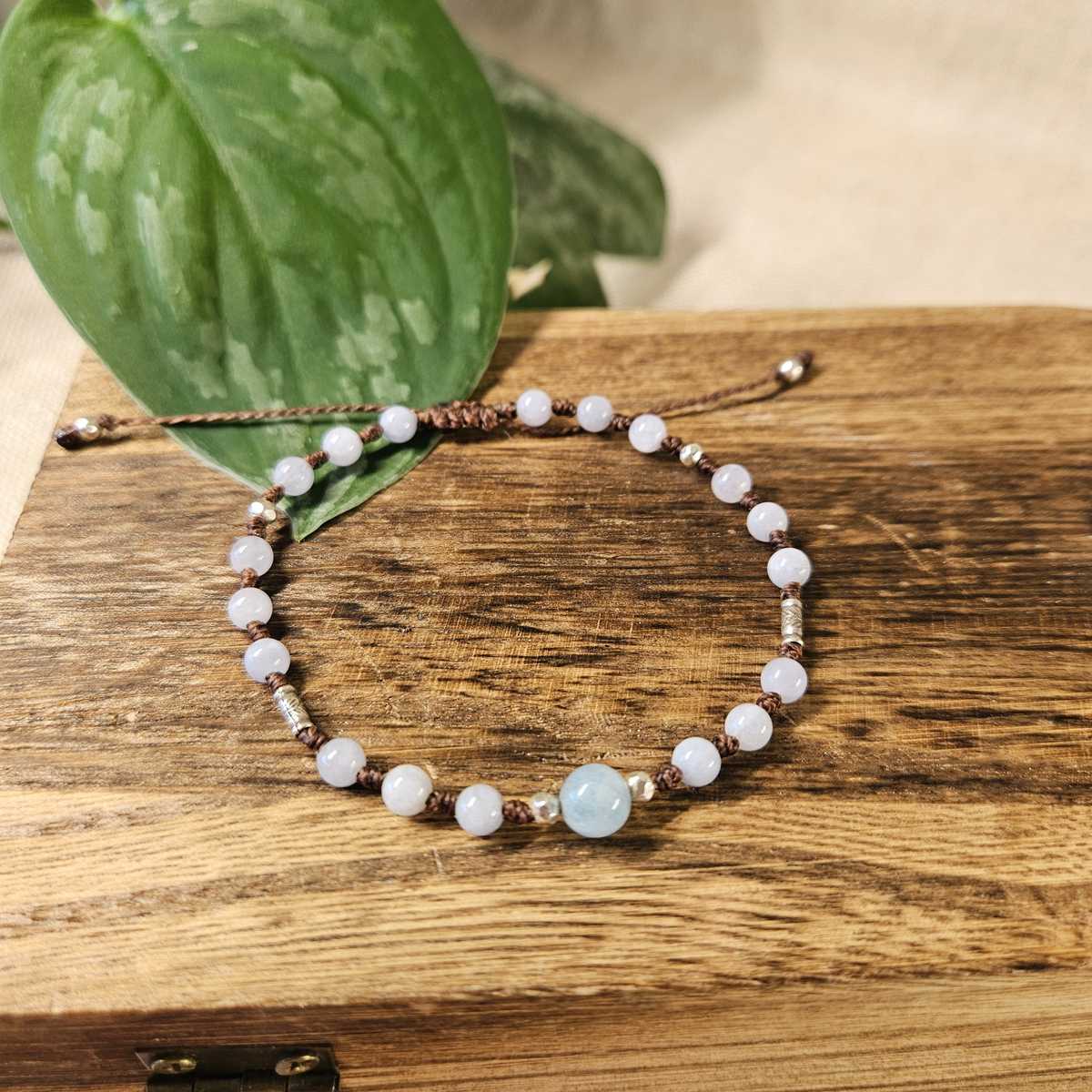 Dahlia Bracelet - Aquamarine