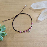 Daisy Bracelet - Rhodonite
