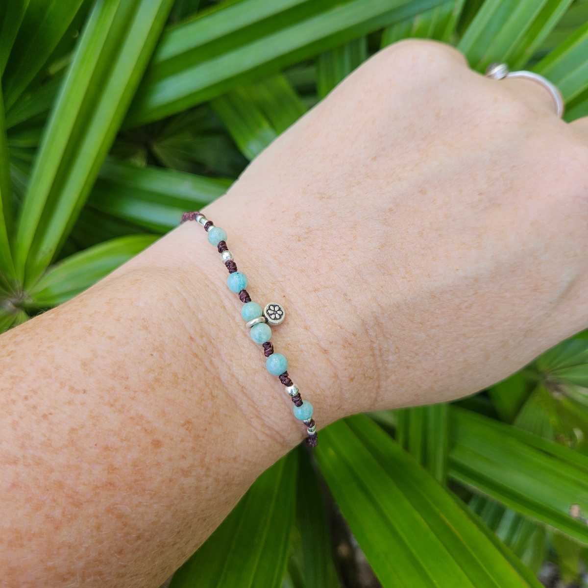 Daisy Bracelet - Amazonite