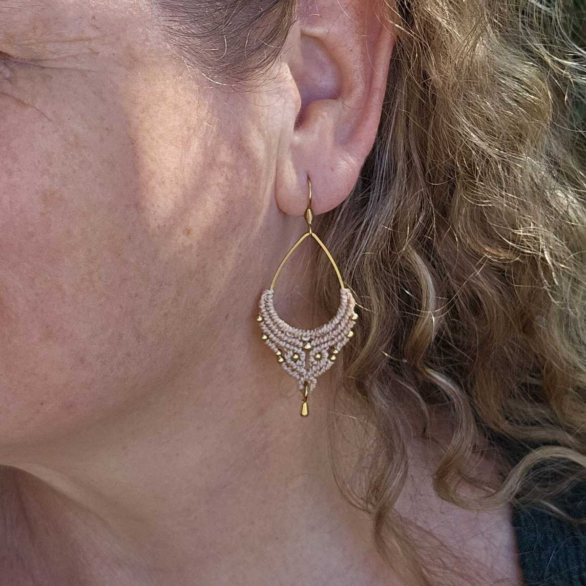 Ivy Macrame Earrings