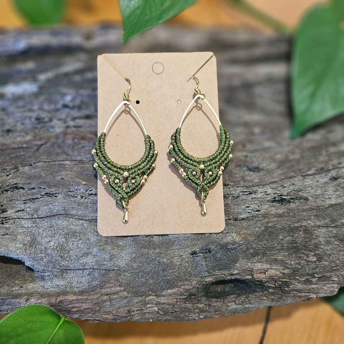 Ivy Macrame Earrings