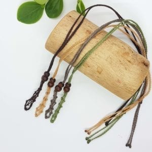 Empty Crystal pouch necklaces